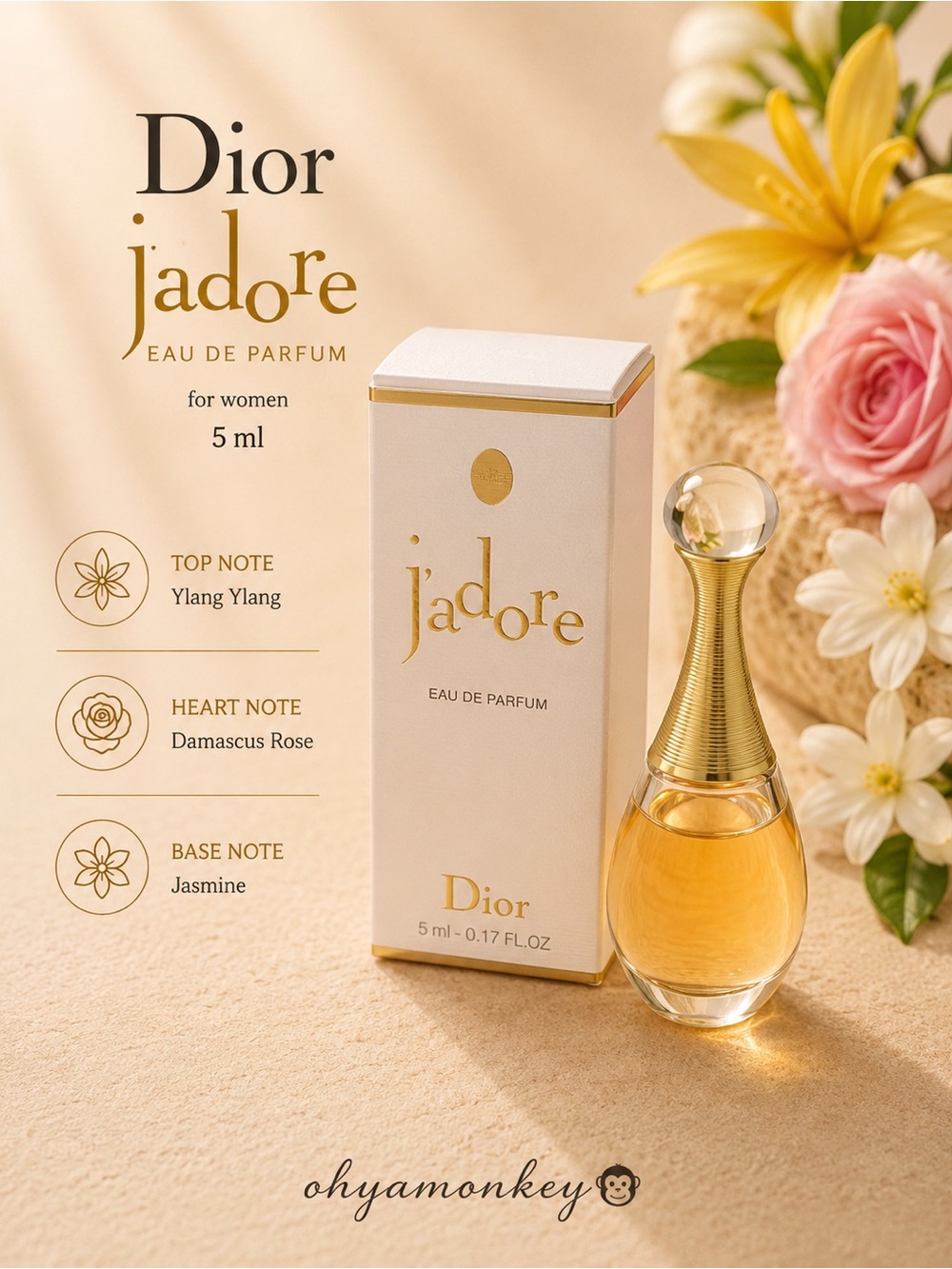 Dior J'adore EDP 5ml Dabber